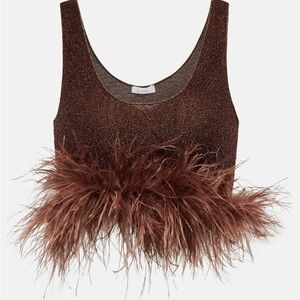 Oseree Lumiere Plumage Top